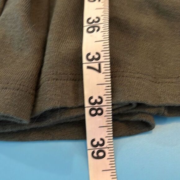 NWT GAP knit moss green wrap dress XS knot sleeve - Picture 10 of 12